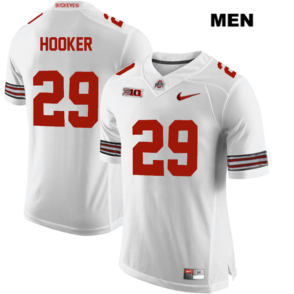 Ohio State Buckeyes Men's Marcus Hooker #29 White Authentic Nike College NCAA Stitched Football Jersey QW19L27MW